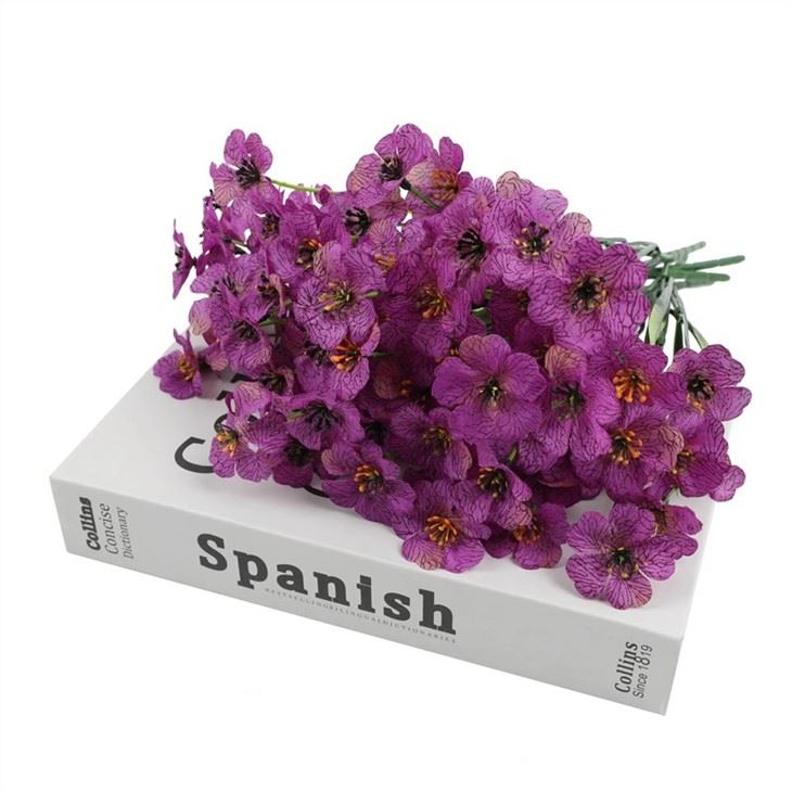 artificial silk violets