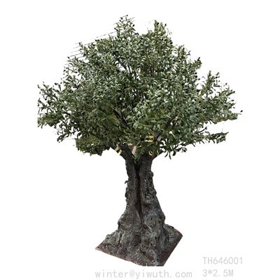 Velkoobchod přizpůsobený velký umělý olivový strom 8 stop